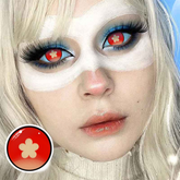 Cosplay Genshin Impact Hutao Red Coloured Contact Lenses